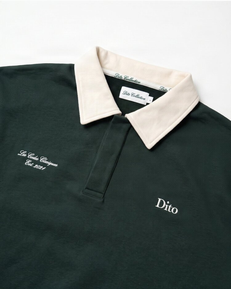 Dito Collective Court Quarter Zip 'Green'