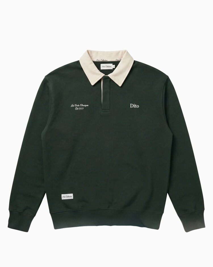 Dito Collective Court Quarter Zip 'Green'