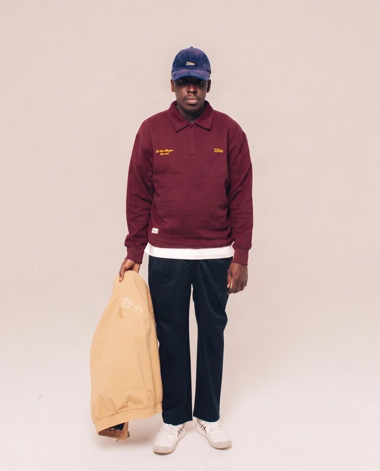 Dito Collective Quarter Zip 'Red'
