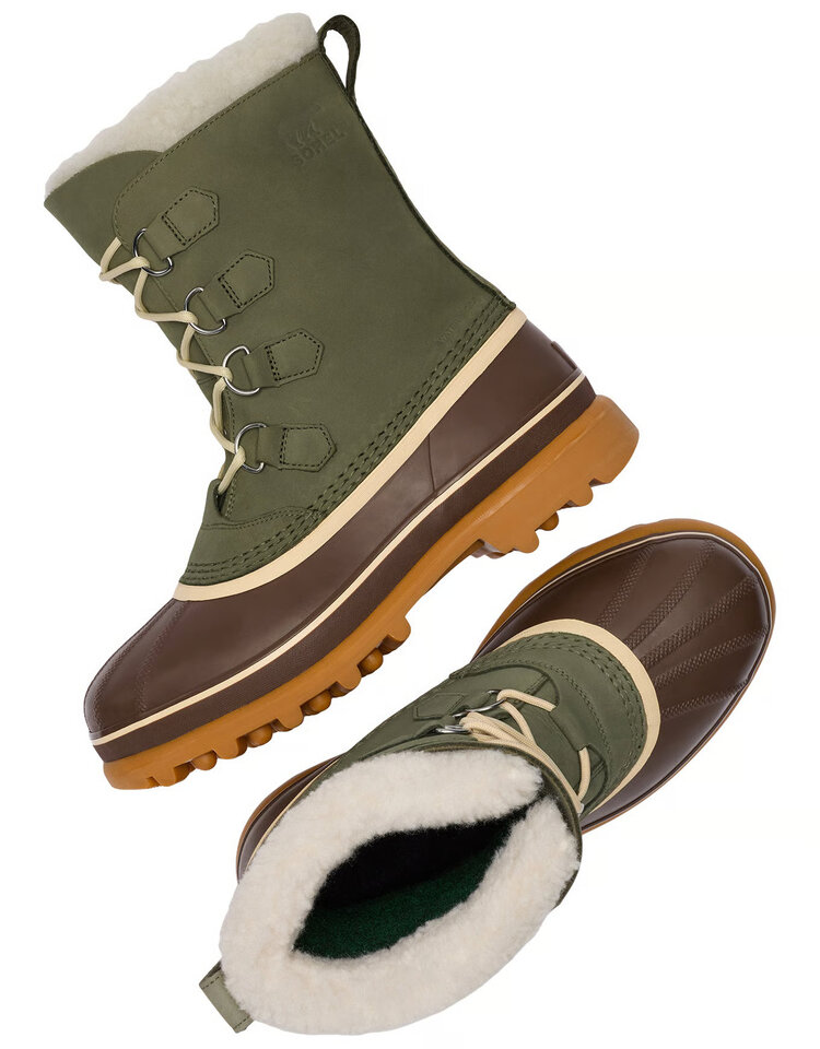 Sorel Caribou WP 'Stone Green / Tobacco'