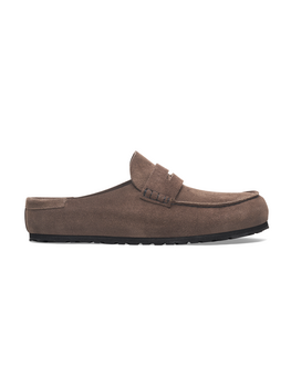 Birkenstock Naples Wrapped Suede 'Concrete Gray'