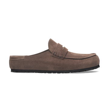 Birkenstock Naples Wrapped Suede 'Concrete Gray'