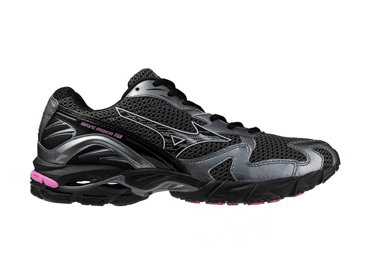 Mizuno Wave Rider 10 'Black Sand / Black / Spring Crocus'