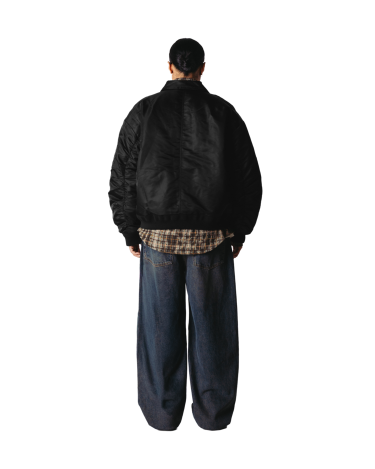 Woodbird Osamu Bomber Jacket 'Black'