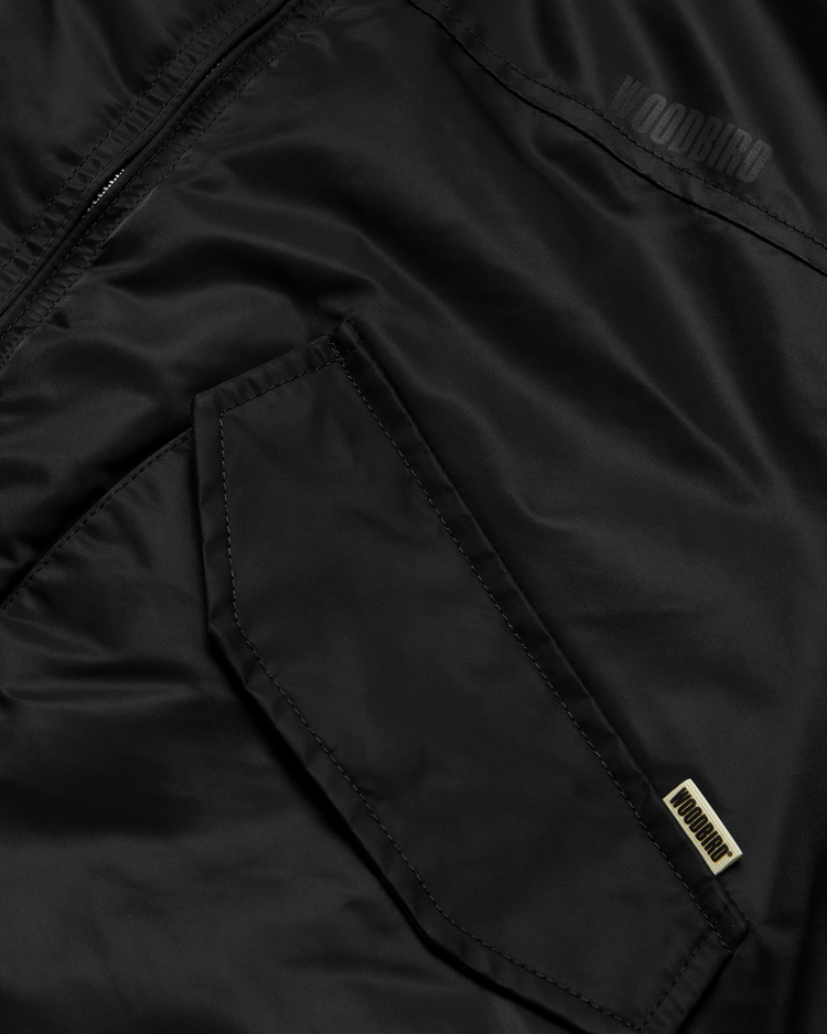 Woodbird Osamu Bomber Jacket 'Black'