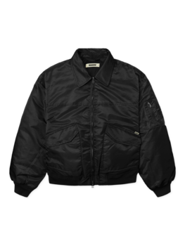 Woodbird Osamu Bomber Jacket 'Black'