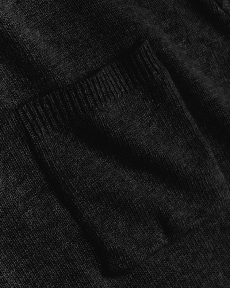 Woodbird Kang 1/2 Zip Polo 'Black'