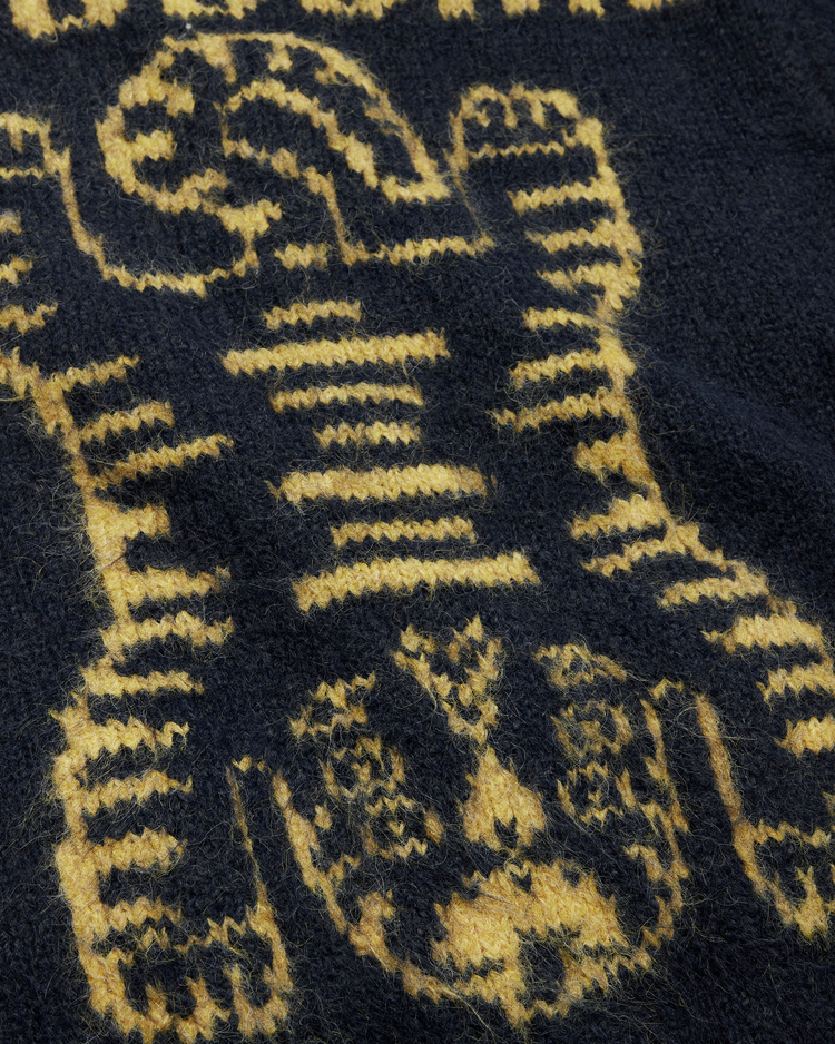 Woodbird Koon Zip Tiger Cardigan 'Navy'