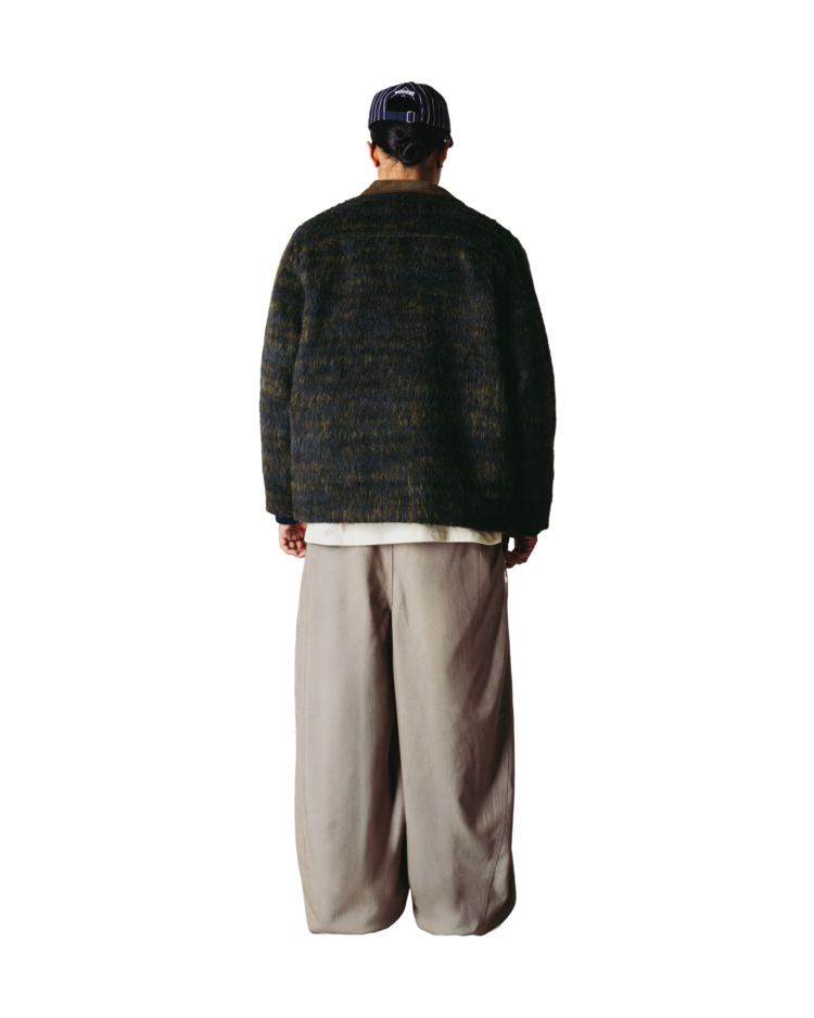 Woodbird Blade Hairy Zip Jacket  'Dark Olive'