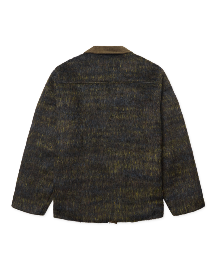 Woodbird Blade Hairy Zip Jacket  'Dark Olive'