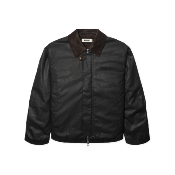 Woodbird Ping Waxed Short Jacket 'Black'