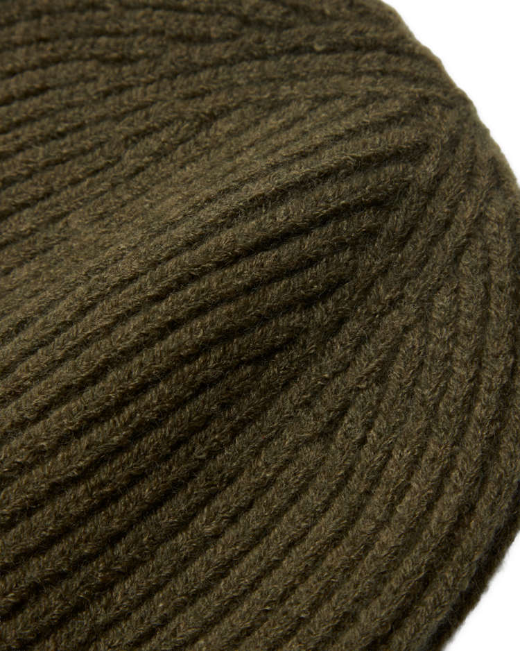 Woodbird Yeti Plated Beanie 'Dark Olive'