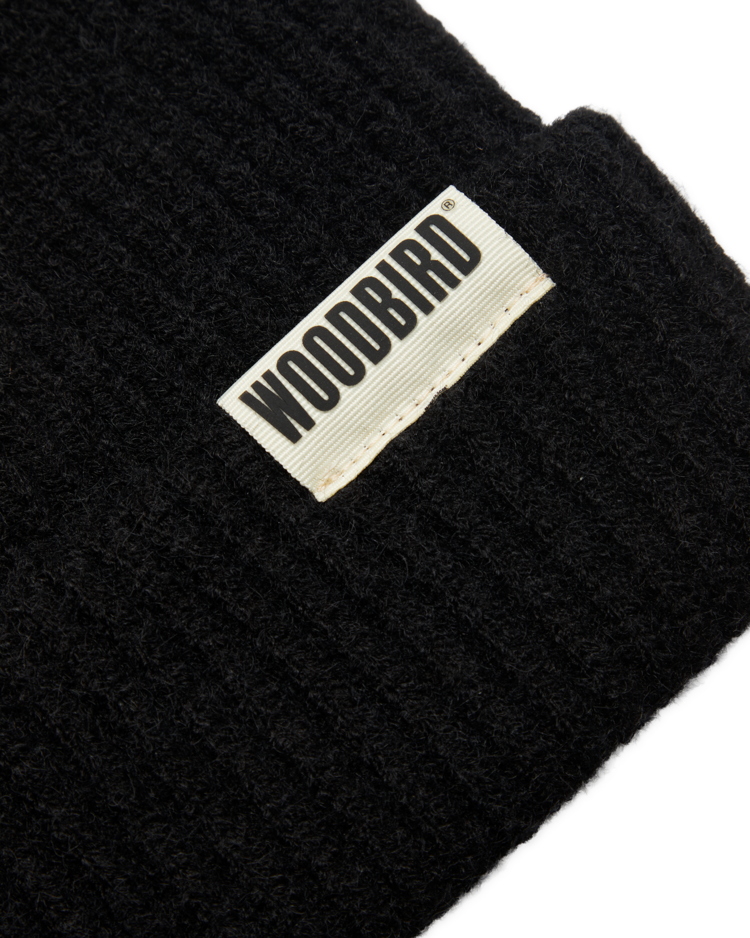 Woodbird Yeti Plated Beanie 'Black'