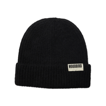 Woodbird Yeti Plated Beanie 'Black'