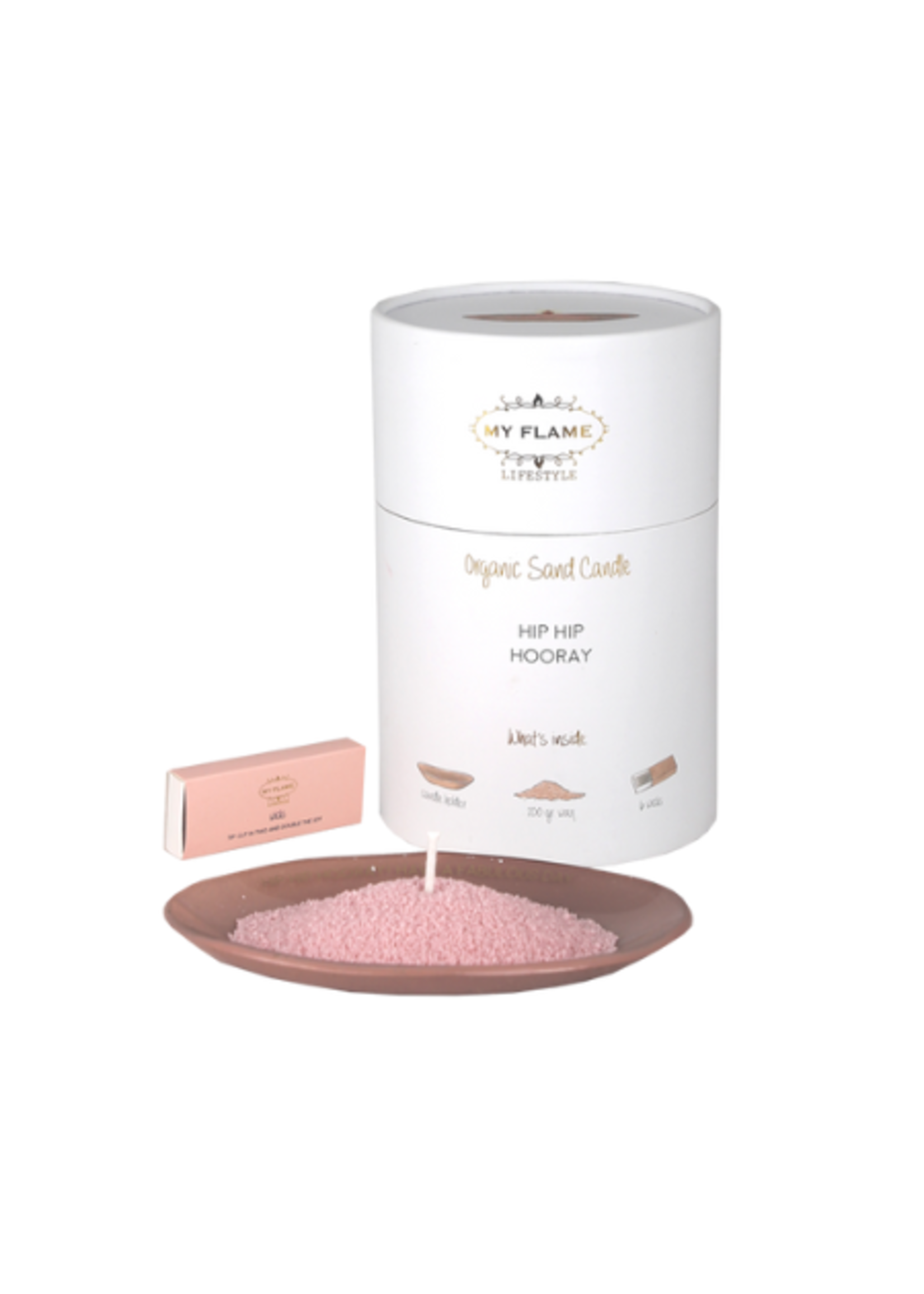 my Flame My Flame Kaarsenzand Hip Hip Hooray