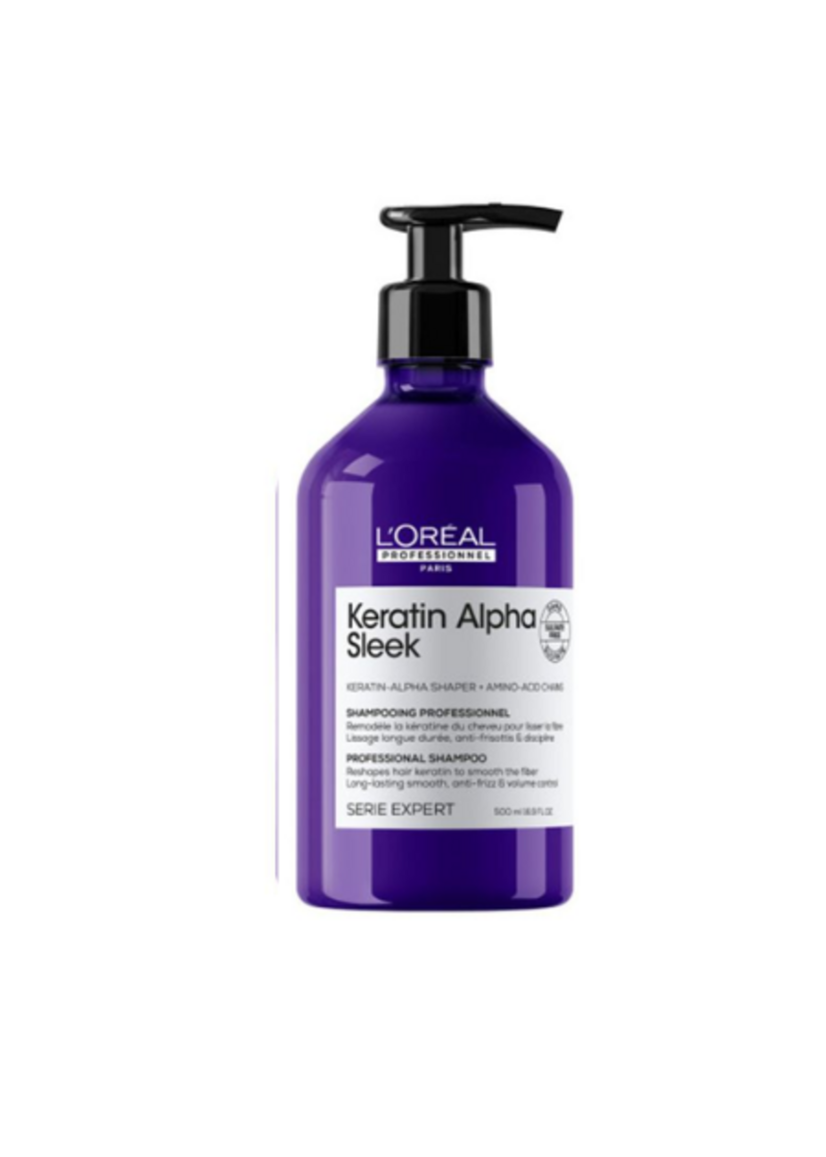 Loreal Serie Expert Keratin Alpha Sleek Shampoo 500ml