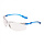 3M Kunststof Veiligheidsbril helder blauw montuur - Polycarbonaat