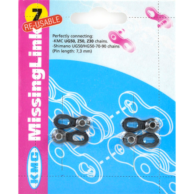 KMC KMC Connecting Link 6/7/8 Spd (7,3Mm) X8/Z8/Z6 / Shimano Ug/Hg