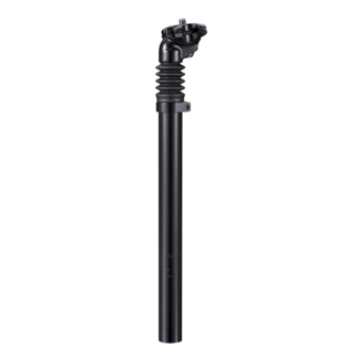 KALLOY UNO UNO Bicycle Seatpost City Comfort with Suspension - 350 mm Ø25.4 Black