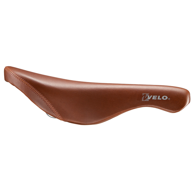 VELO VELO Bicycle Saddle Tokyo San Esu Design Ti Rails Unisex Brown Leather