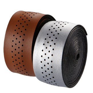 VELO Velo Bicycle Handlebar Tape Road  Microfiber Drilled Brown