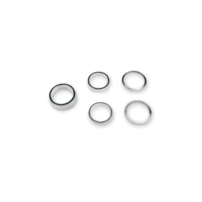 V BIKE V BIKE Steering Washer Spacer Set. A-Head. 1''. Silver