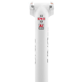 KALLOY UNO UNO TS 639 Bicycle Seatpost - 350mm Ø27.2 White