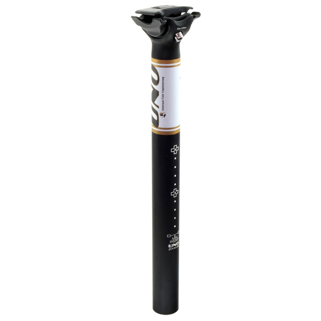 KALLOY UNO UNO TS 716 Bicycle Seatpost - 350mm Ø27.2 Black/White