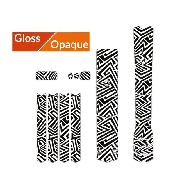 ALGIS ALGIS Opaque Frame Guards Kit XL - Black Lines