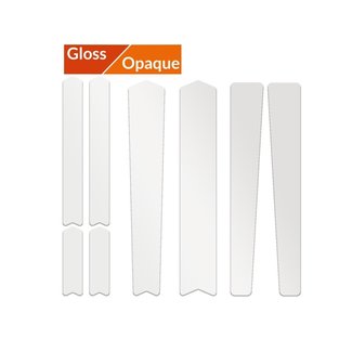 ALGIS ALGIS Opaque Frame Guards Kit Gr/Road - Clear