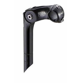 KALLOY UNO UNO Bicycle Handlebar Stem  Adjustable Grade 0º-60º L:100Mm Ø25,4 Black