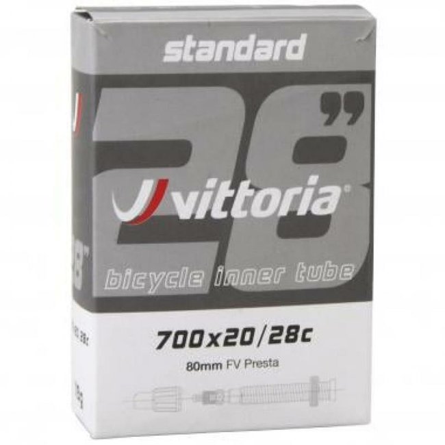 VITTORIA VITTORIA Standard Bicycle Inner Tube 700x20/28c Presta 80mm