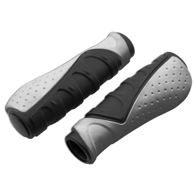 VELO VELO Comfort Bike Grips - Grey/Black