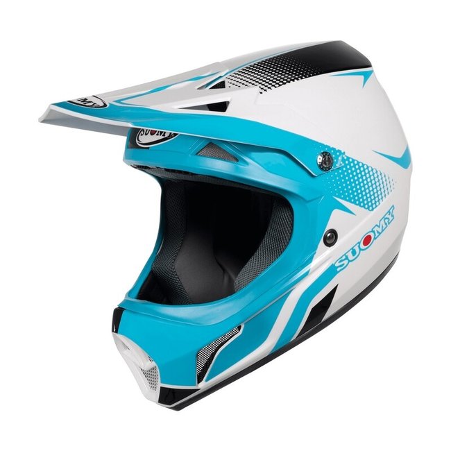 SUOMY SUOMY Helmet Extreme White/Light Blue/Black  - S