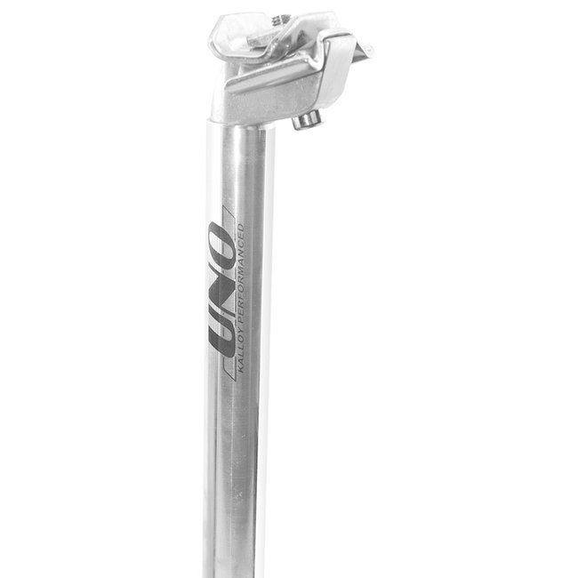 KALLOY UNO UNO TE 379 Bicycle Seatpost - 300mm Ø25 Silver