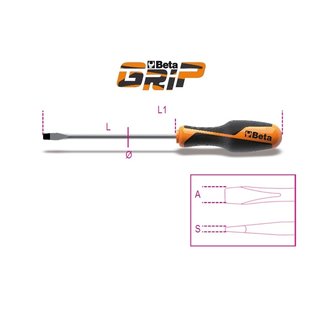 BETA BETA Slotted Head Screwdriver 3,5x75mm