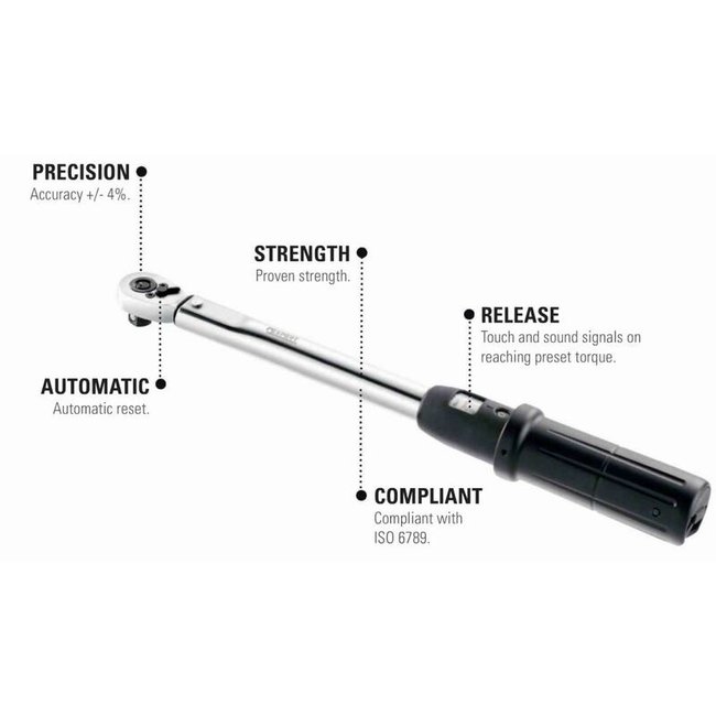 EXPERT EXPERT Torque Wrench 1/2'' 20-100Nm