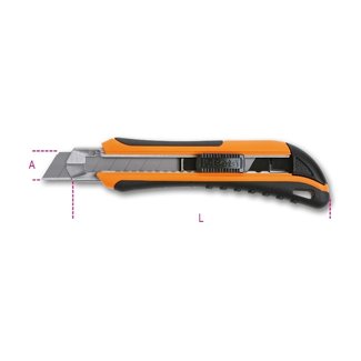 BETA BETA 1771MB Utility Knife 18mm with 6 spare Blades