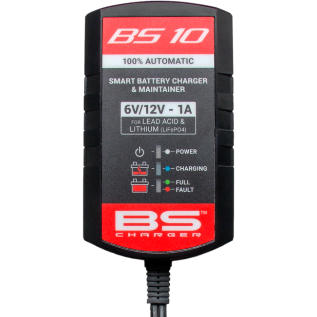 BS BATTERY BS BATTERY BS10 Smart Battery Charger - 6V/12V 1A