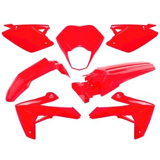 O PARTS O PARTS Plastic Kit O PARTS Gloss Red - Rieju MRT/MRT Pro 50 (09-21)