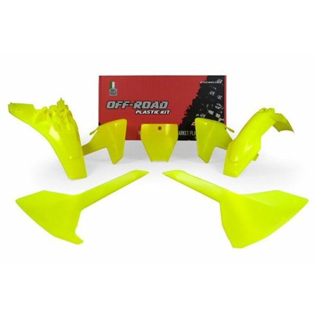 RACETECH RACETECH Plastic Kit Neon Yellow Husqvarna TC85