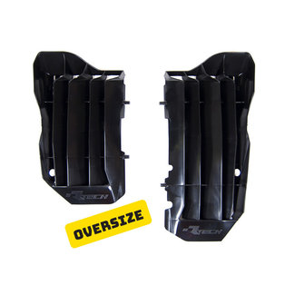 RACETECH RACETECH Oversized Radiator Louvers Black Honda CRF450R/450RX