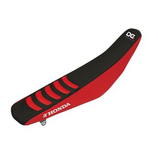 BLACKBIRD BLACKBIRD Double Grip 3 Seat Cover Red/Black Honda CRF250R/450R