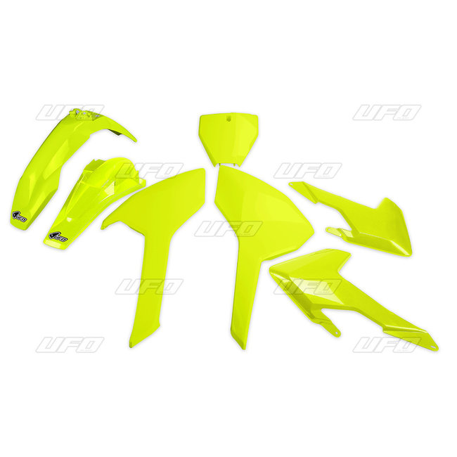 UFO UFO Luchtfilterbakdeksels neon geel Honda CRF450R/RX