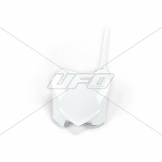 UFO UFO Front Number Plate White Honda CRF250R/450R
