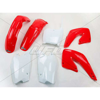 UFO UFO Plastic Kit OEM Color Red/White Honda CR125R/250R