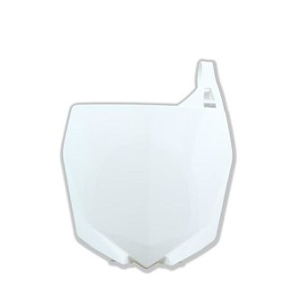 RACETECH RACETECH Front Number Plate Husqvarna White Yamaha