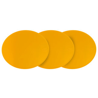 PRESTON PETTY PRESTON PETTY Number Plate Oval Yellow - Pack of 3