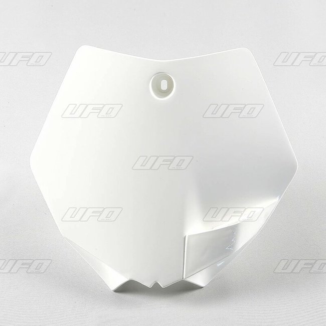 UFO UFO Front Number Plate White KTM SX65