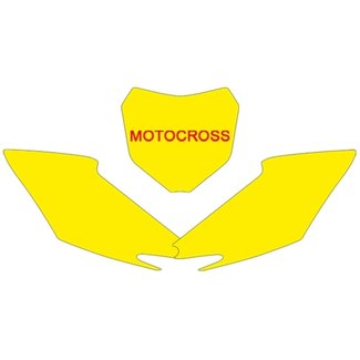 BLACKBIRD BLACKBIRD Plate Stickers Green Honda CRF250R/450R